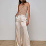 Premium Satin Champagne Pant - FREYJA GLOBAL - 