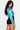 Premium Satin Electric Blue Fitted Shirt - FREYJA GLOBAL-