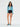 Premium Satin electric blue Fitted Shirt - FREYJA GLOBAL-