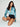 Premium Satin electric blue Fitted Shirt - FREYJA GLOBAL-