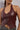 Premium Wine Vegan leather Halter neck top - FREYJA GLOBAL - 