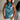 Satin Blue Halter Neck Top - FREYJA GLOBAL-