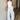 White Linen Blend Balloon Trouser - FREYJA GLOBAL - 